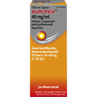 Nurofen 100ml suspensjon med jordbærsmak